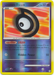 Unown D - 68/130 - Uncommon - Reverse Holo